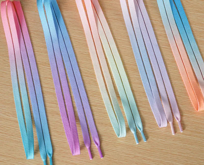 1 pair 140cm color-graded sneaker/samba shoelaces